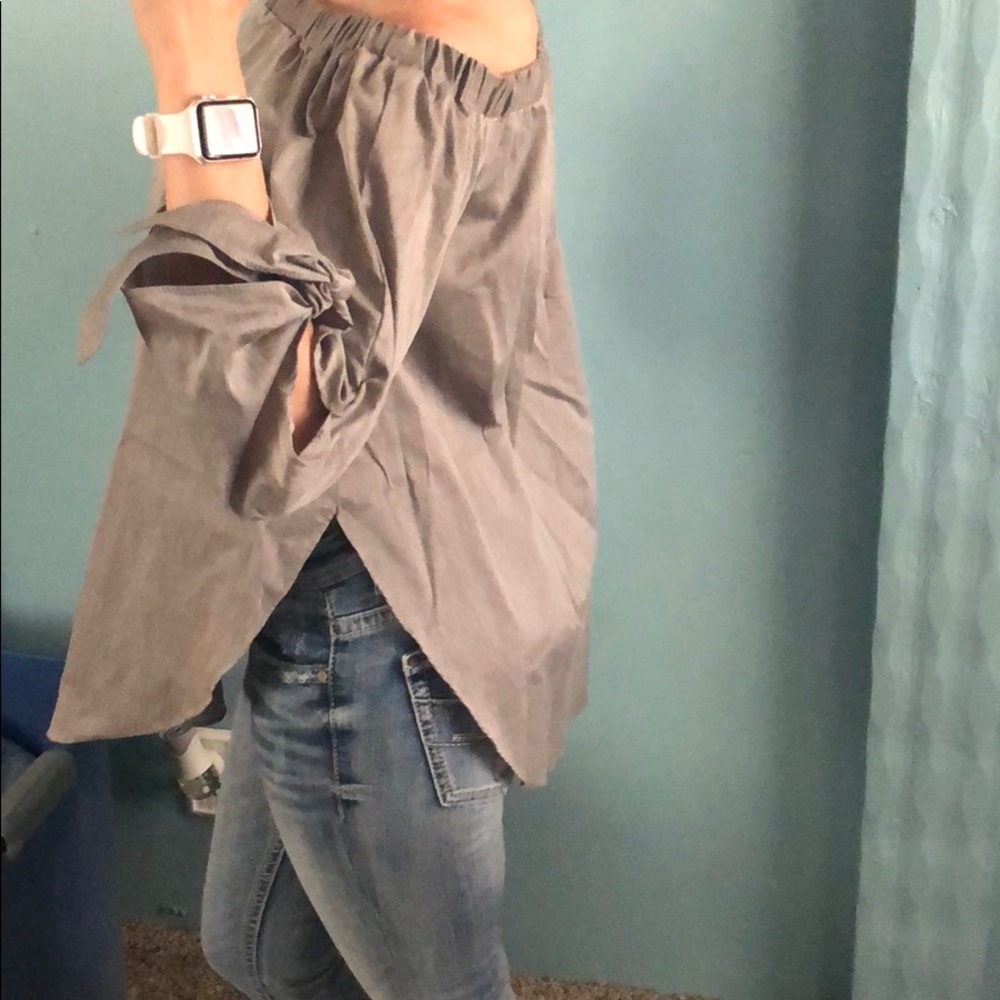 Off the shoulder blouse